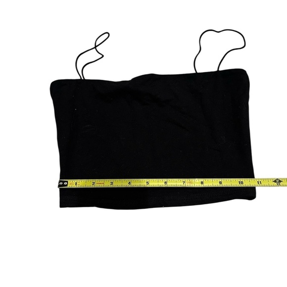 NWOT Cider Classic Crop Top Black Small - Picture 4 of 8